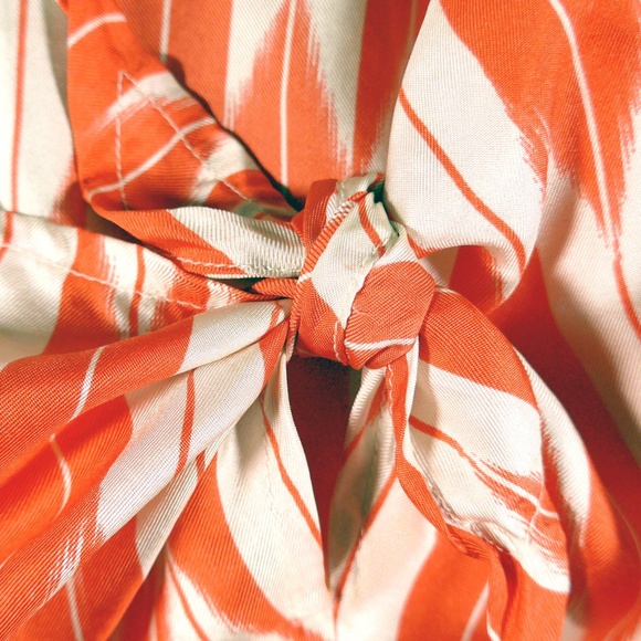 Paul Smith Women 40 (fits like a 2) Tie Detail Silk Blouse - Picture 8 of 16